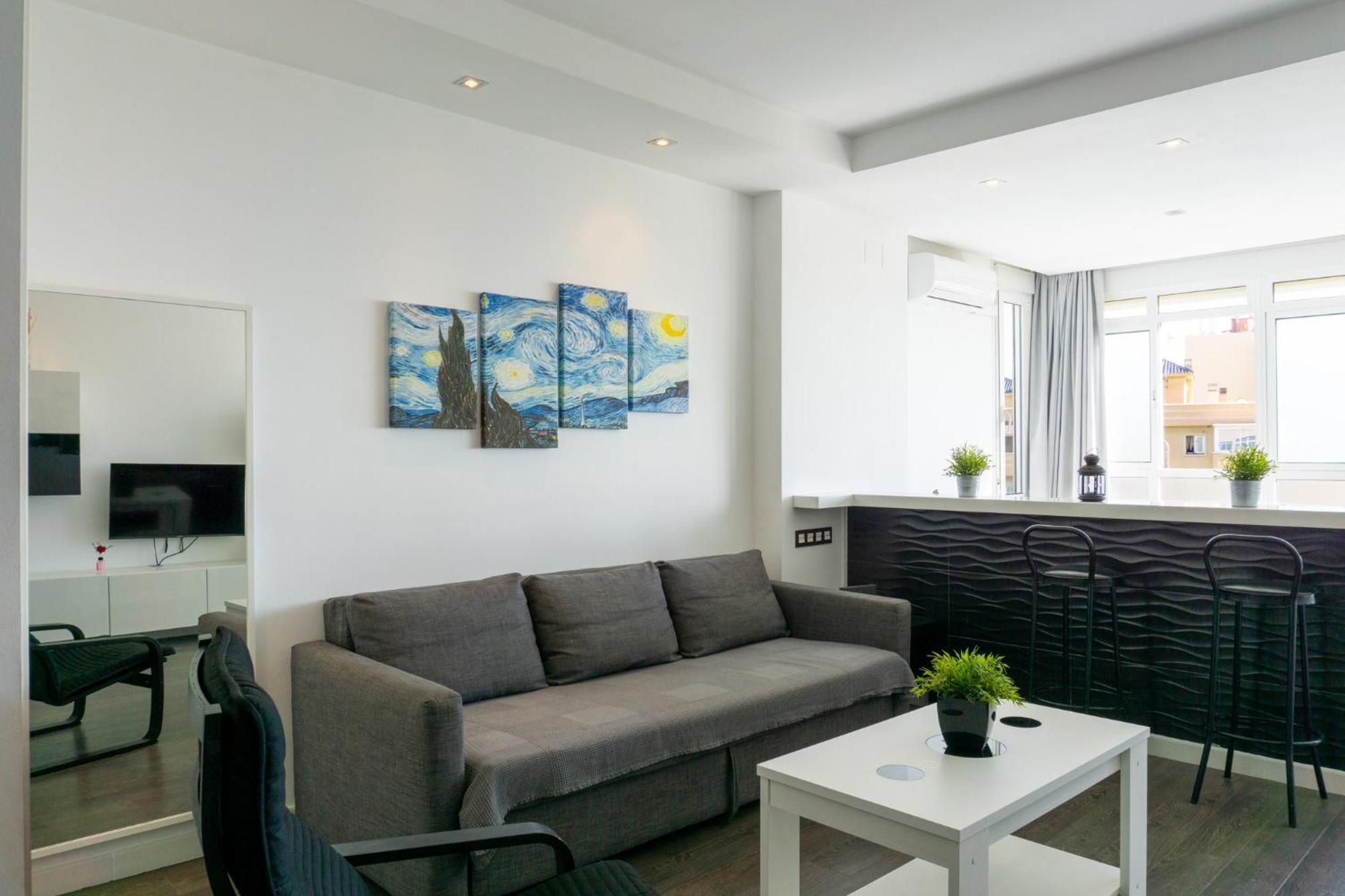 Beach Apartment Guadalmar Málaga Esterno foto