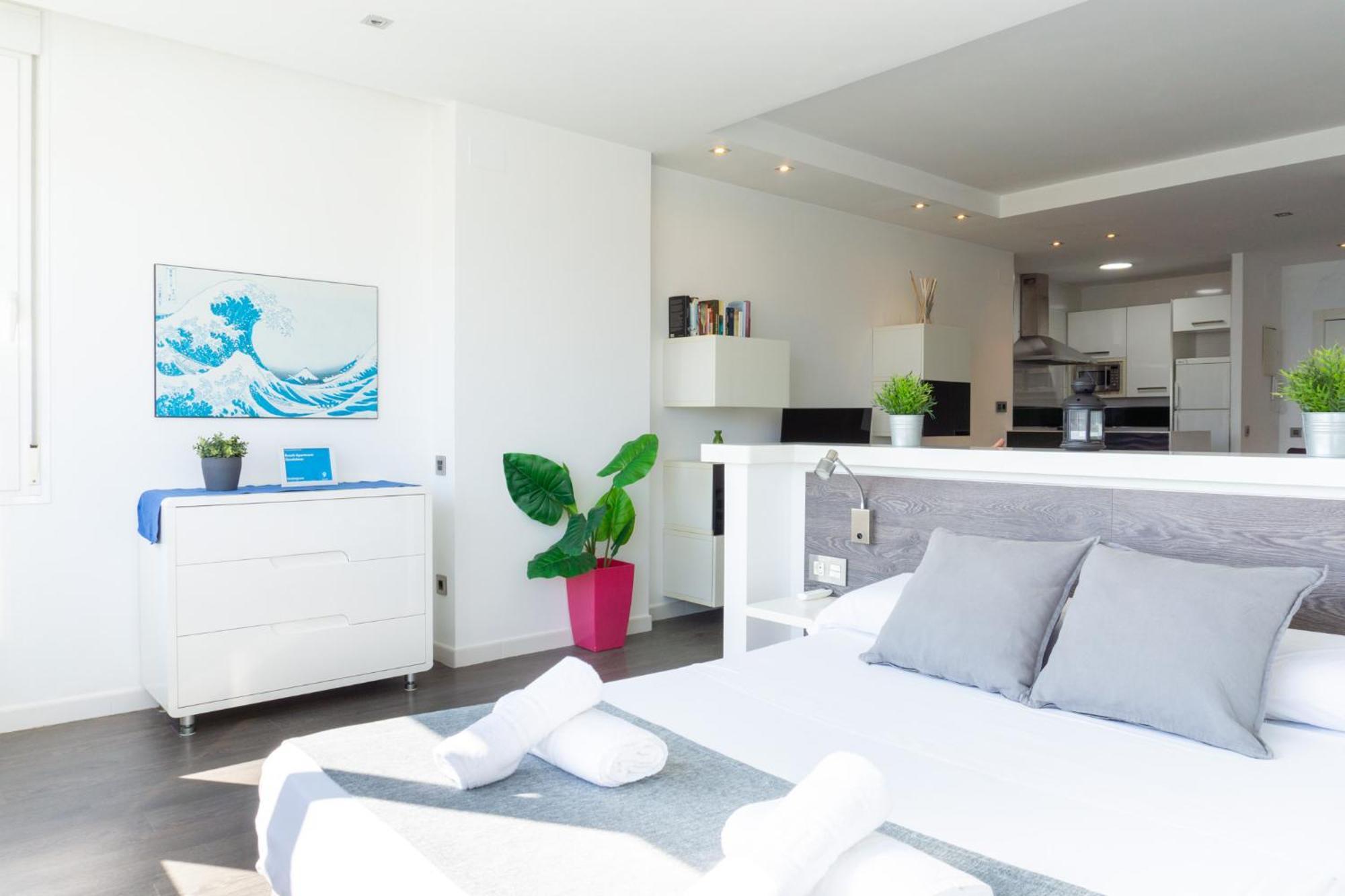 Beach Apartment Guadalmar Málaga Esterno foto